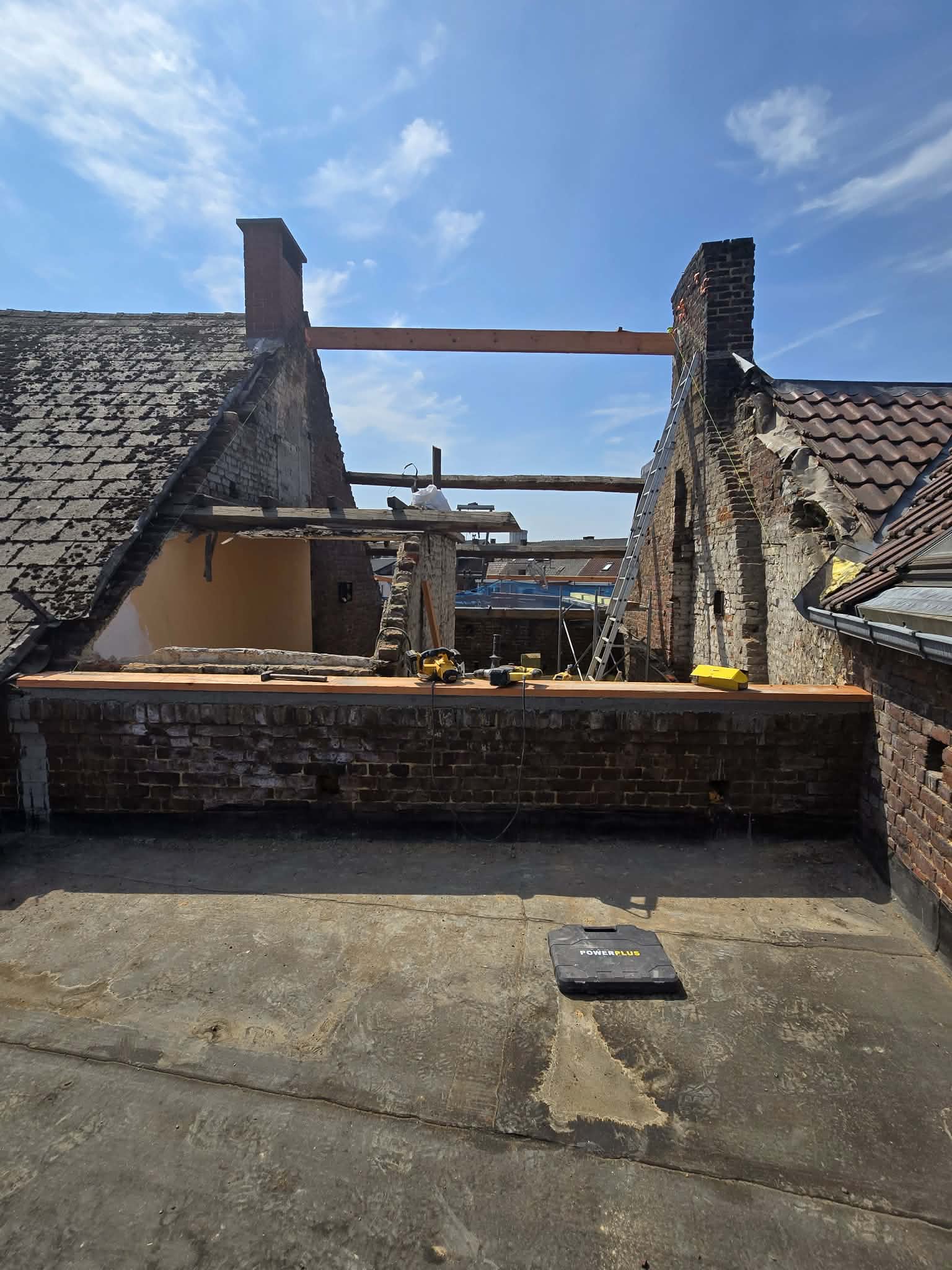 Toiture avant rénovation